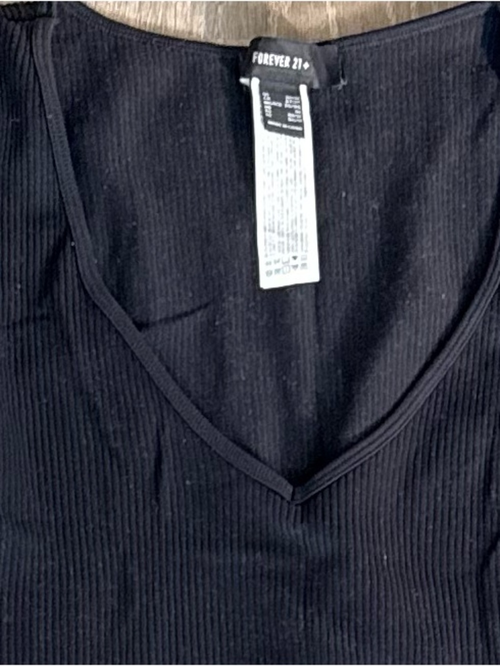 Forever 21 Ribbed Long-Sleeve Jumpsuit Blue - Picture 5 of 6